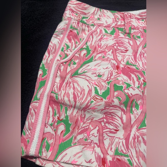 🌸💚Lilly Pulitzer The Callahan Summer Short Pink & Green Women's Size 8🌸💚 - Picture 10 of 11